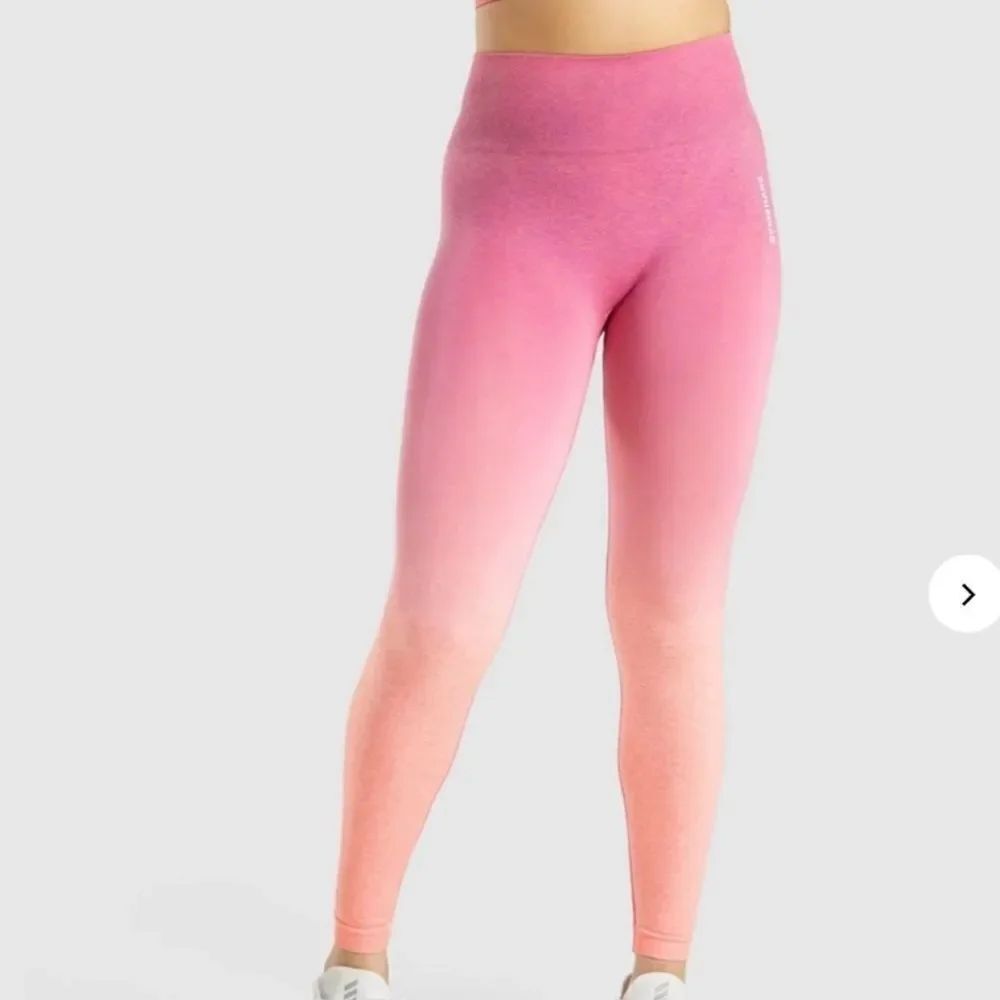 Gymshark Pink Orange Adapt Ombré Seamless Leggings Women’s Small